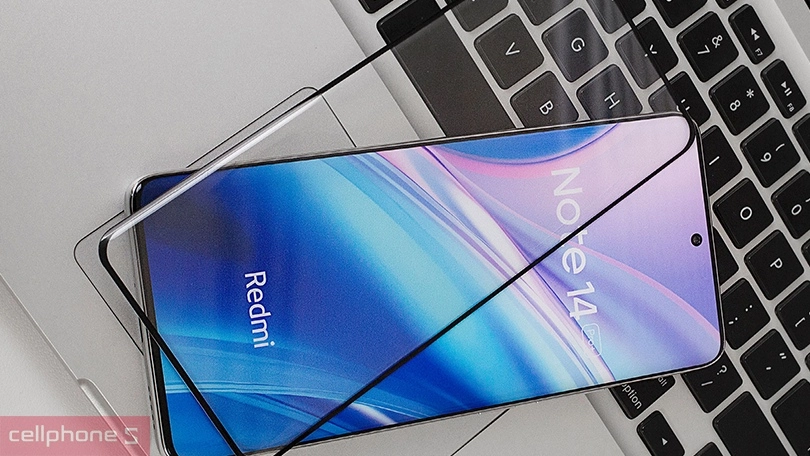 Dán chống va đập Xiaomi Redmi Note 14 Pro Plus 5g Mipow Premium Full Cao Cấp Đen