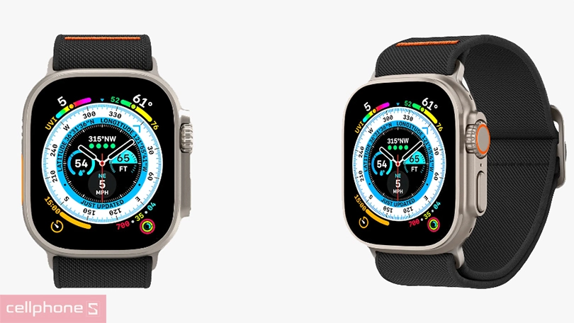 Dây đeo Apple watch 42/44/45/49mm Spigen band Lite Fit Ultra - Kích thước gọn nhẹ