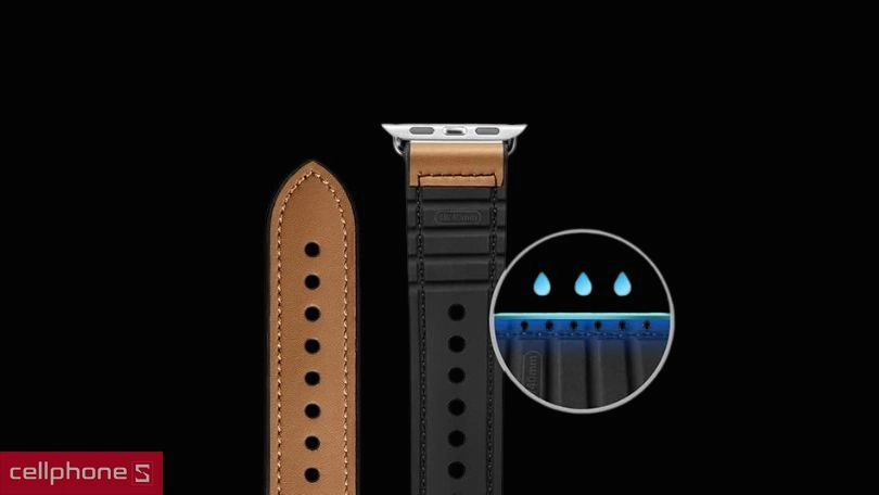 Dây đeo Apple Watch (49/45/44/42 mm) Spigen Retro Fit bền bỉ, sang trọng