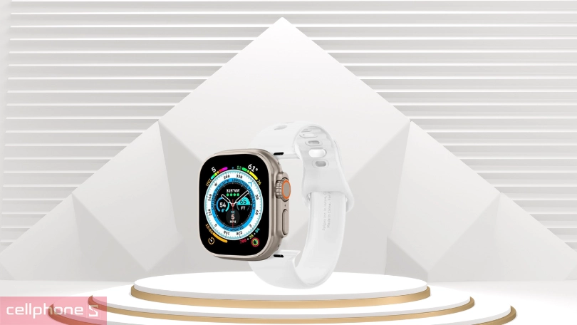 Dây đeo Apple Watch 49/45/44/42mm Spigen Silicon Fit