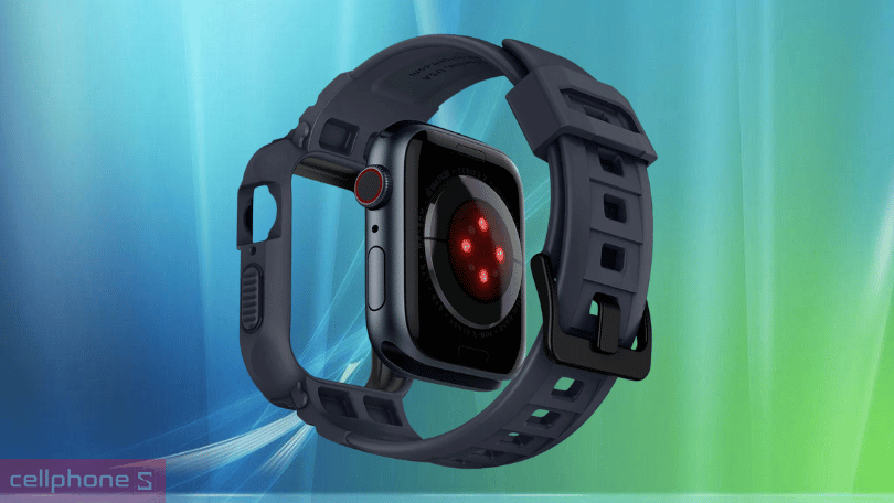 Dây đeo Apple Watch Spigen Rugged Armor Pro 45/44 mm