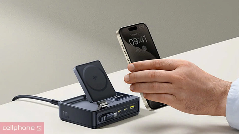 Đế sạc đa năng Baseus Nomos Qi2 140W US 5 in 1 - Giải pháp sạc pin nhanh chóng