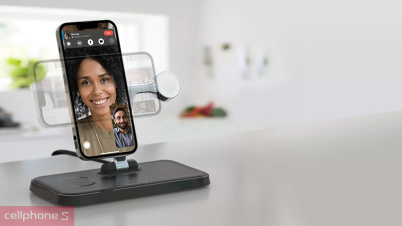 Thiết kế sạc không dây Magsafe HYPERJUICE HJ499 4 in 1