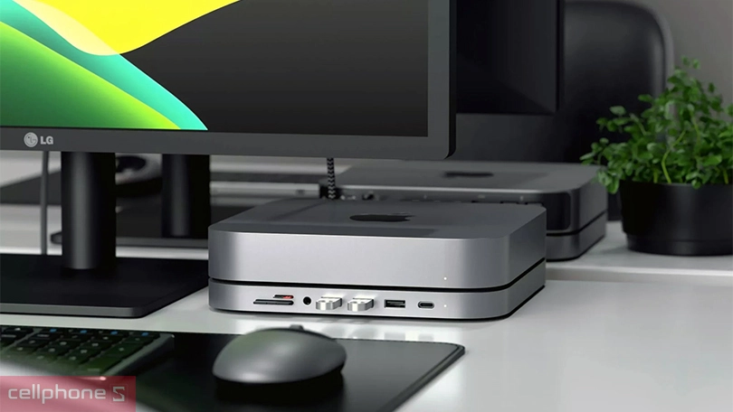 Đế sạc kiêm Hub chuyển đổi Mac Satechi 7 in 1 - Thiết kế tinh tế, mở rộng khả năng kết nối