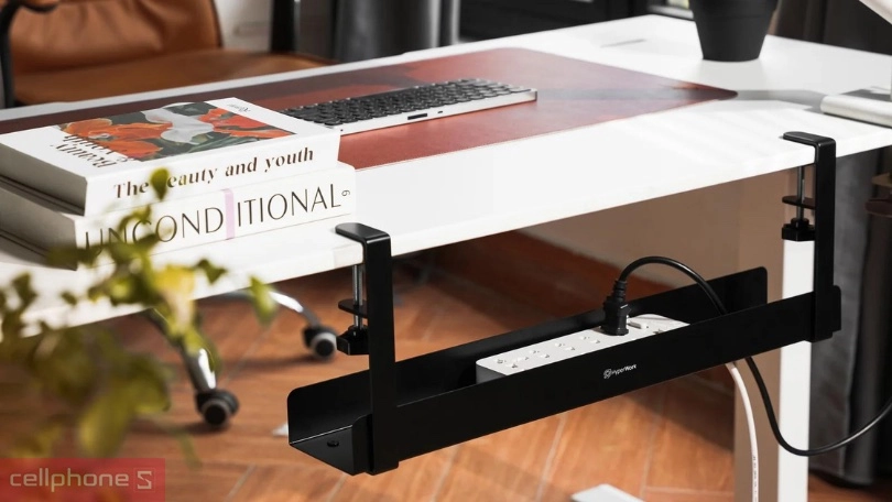 Khay giấu dây kẹp bàn Hyperwork HPW-CM01