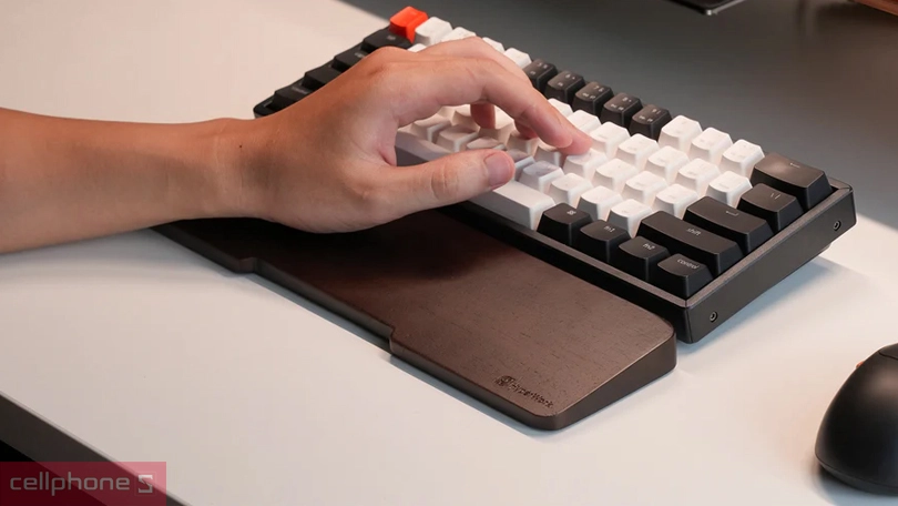 Thiết kế kê tay Hyperwork gỗ óc chó 30 cm HPW-WR01-WAL-30L-BRW