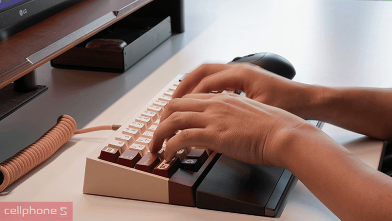 Thiết kế kê tay bàn phím HyperWork Hybrid 30cm HPW-WR01-ALW-30L-BRW