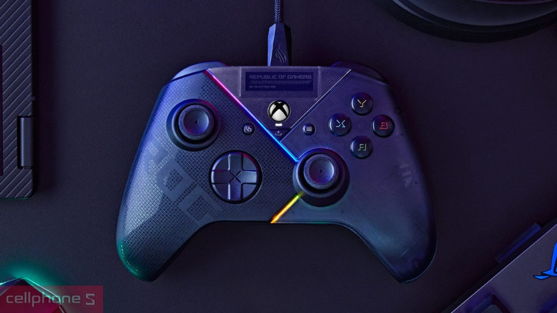 Thiết kế cầm chơi game Asus ROG Raikiri