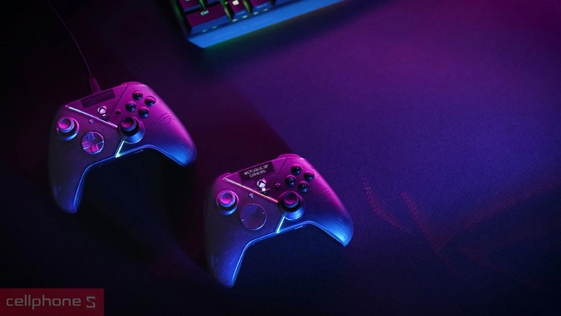 Thiết kế cầm chơi game Asus ROG Raikiri