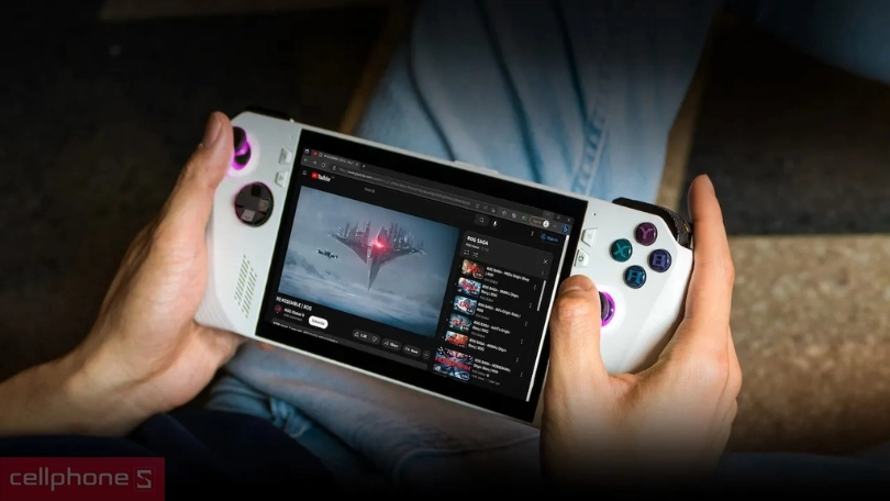 Asus Rog Ally 2 hiệu năng ấn tượng, màn hình chất lượng cao