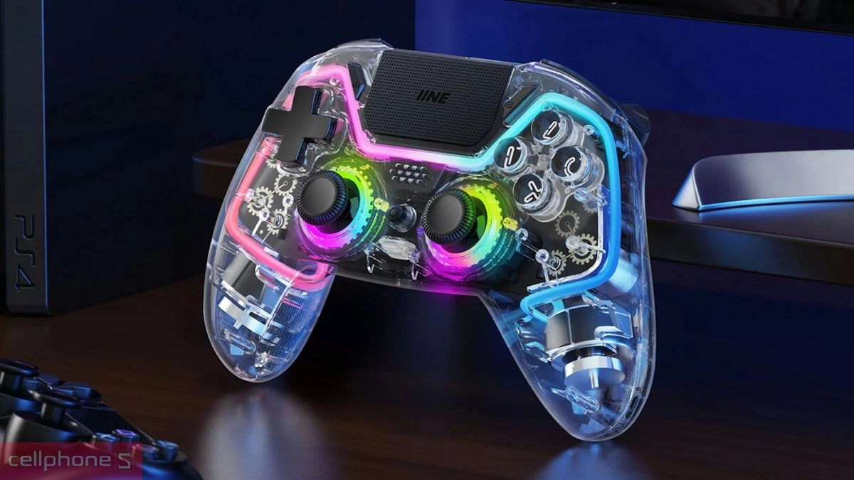 Cụm cò bấm tuyến tính tay cầm chơi game IINE Bastet Transparent PS4/Switch/PC