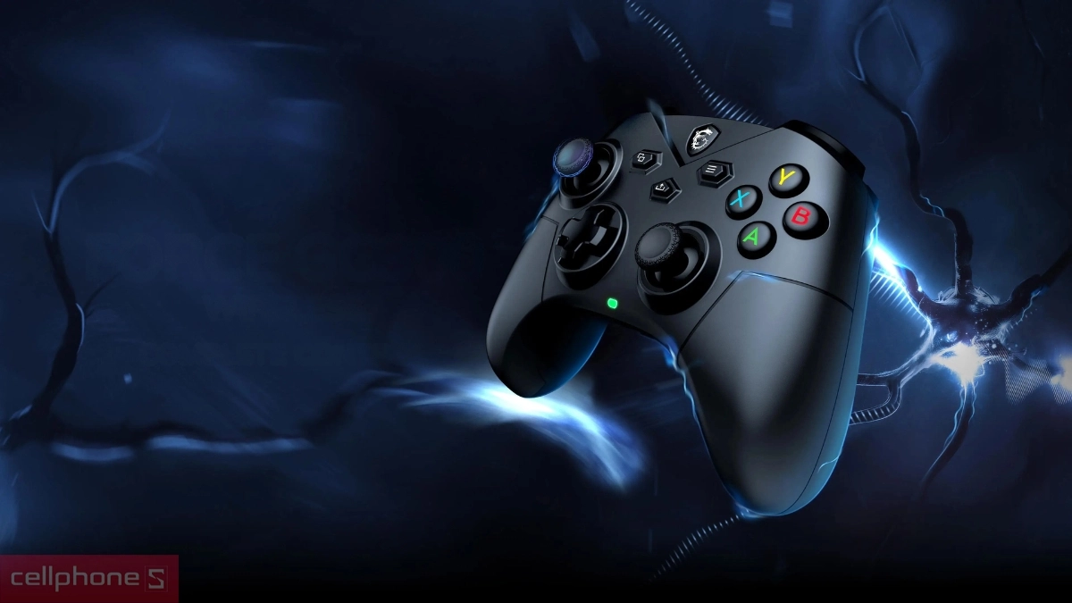 Thiết kế công thái học tay cầm chơi game MSI GC300