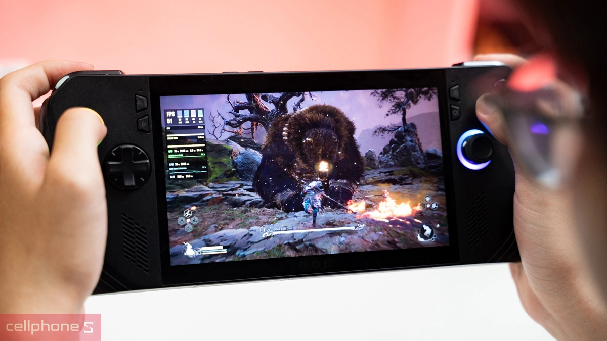 Giải trí với Handheld Console trên màn hình rộng