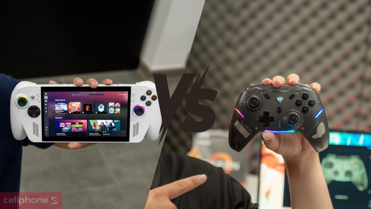 Phân biệt máy chơi game và tay cầm chơi game