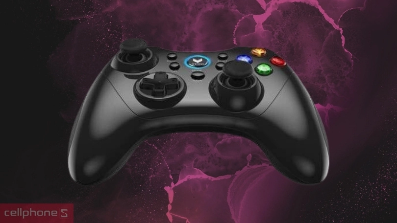 Tính năng rung kép của tay cầm chơi game không dây Rapoo V600SE