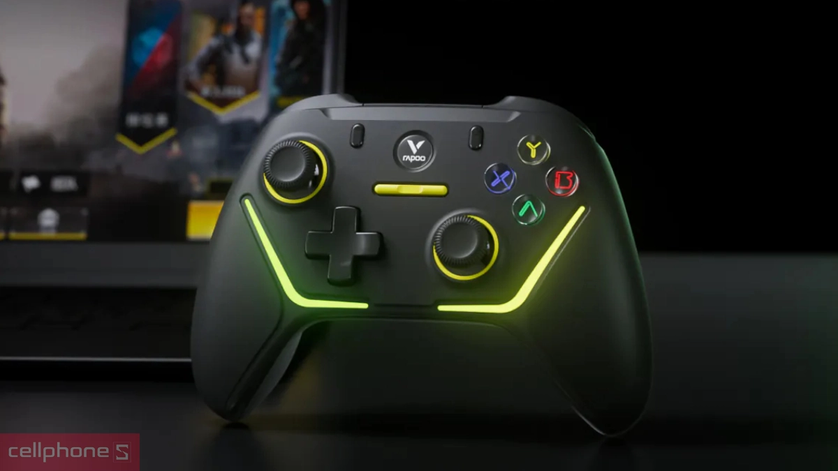 Tay cầm chơi game không dây Rapoo V610M - Thao tác thoải mái, phản hồi chính xác