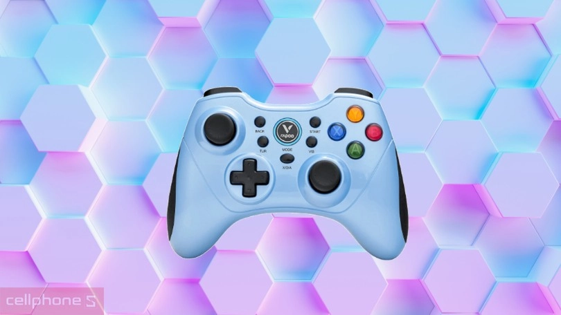 Thiết kế tay cầm chơi game Rapoo V600S