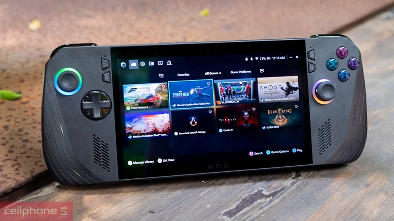 Thao tác mượt mà hơn với Joystick chất lượng cao