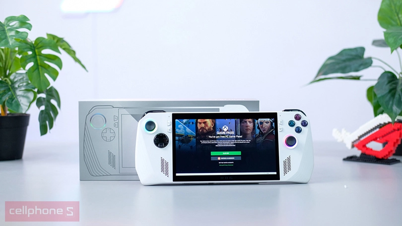 Thiết kế ROG Ally nhỏ gọn, hiện đại