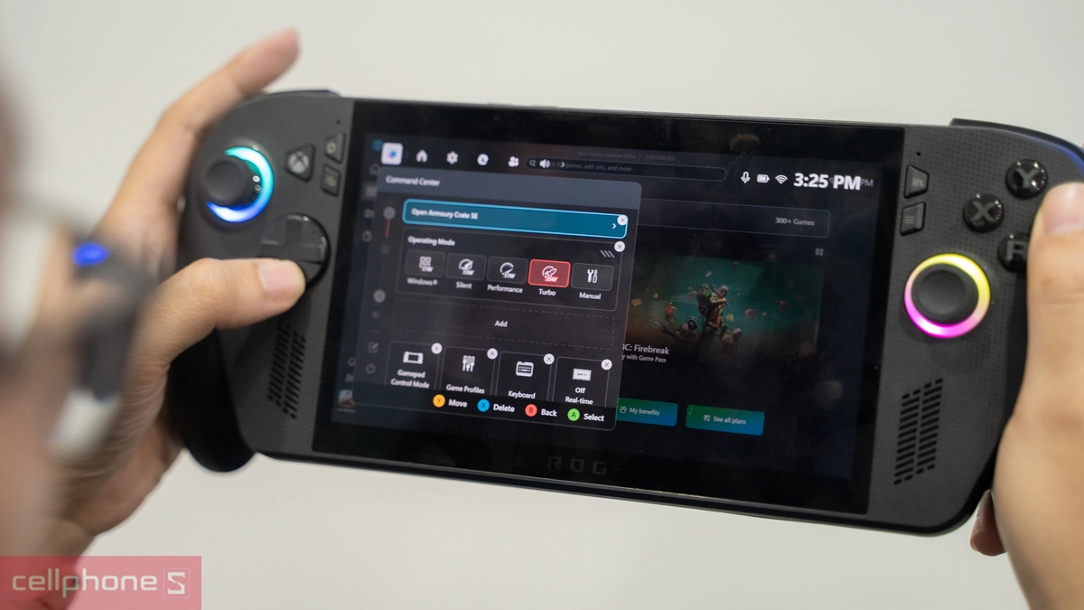 Thiết kế ROG Xbox Ally X