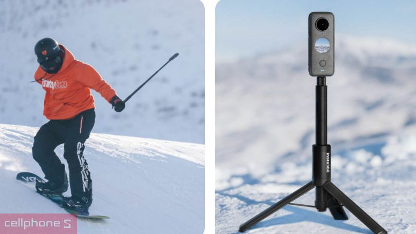 Gậy Selfie + chân đế Tripod