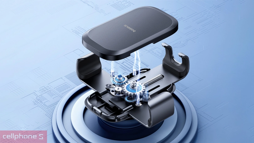 Tính năng của giá đỡ điện thoại ô tô Baseus Metal Age Go Gravity