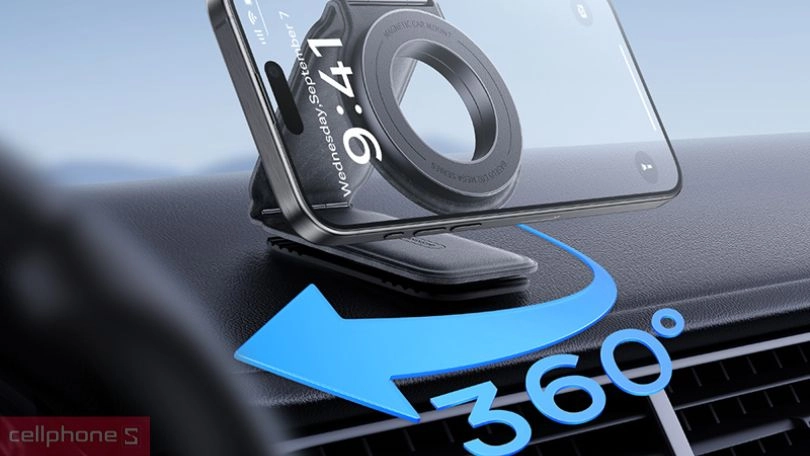 Độ linh hoạt giá đỡ điện thoại trên ô tô Baseus Primetrip Series C02 Mega