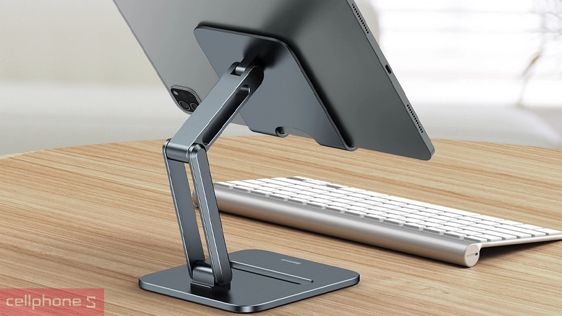 Cấu trúc giá đỡ iPad Baseus Desktop Biaxial Foldable Metal