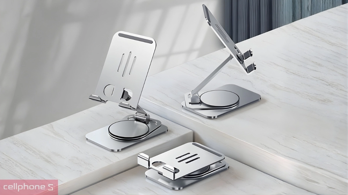 Cấu trúc tản nhiệt rỗng, gập gọn một mảnh tiện lợi 