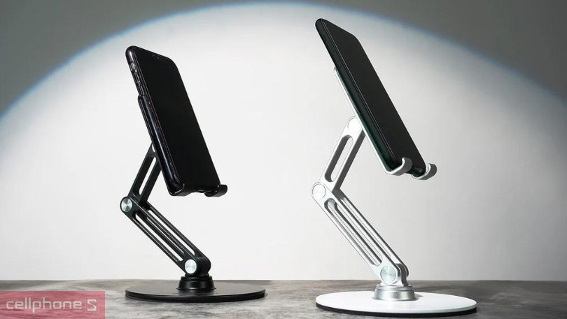 Khả năng thay đổi góc của giá đỡ điện thoại HyperWork T3