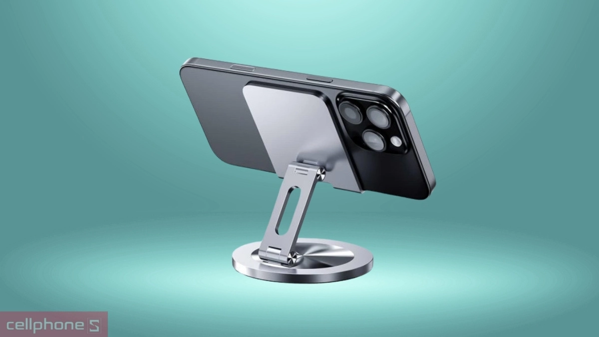 Điều chỉnh linh hoạt giá đỡ điện thoại Innostyle FlexView Aluminum Rotating Stand Space