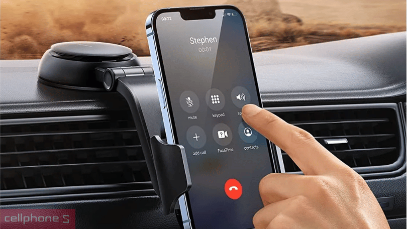 Thiết kế, chất liệu giá đỡ điện thoại trên ô tô UGREEN LP405