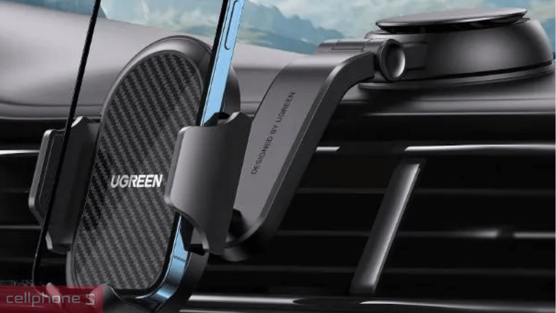 Khả năng điều chỉnh của giá đỡ điện thoại trên ô tô UGREEN LP405