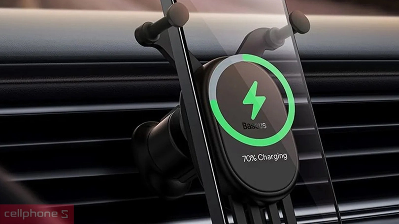 Tính năng đế giữ điện thoại trên xe hơi Baseus Stable Gravitational