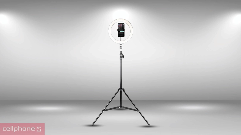 Giá đỡ điện thoại kiêm đèn Livestream Havit ST7012 Pro - Chất lượng và chuyên nghiệp