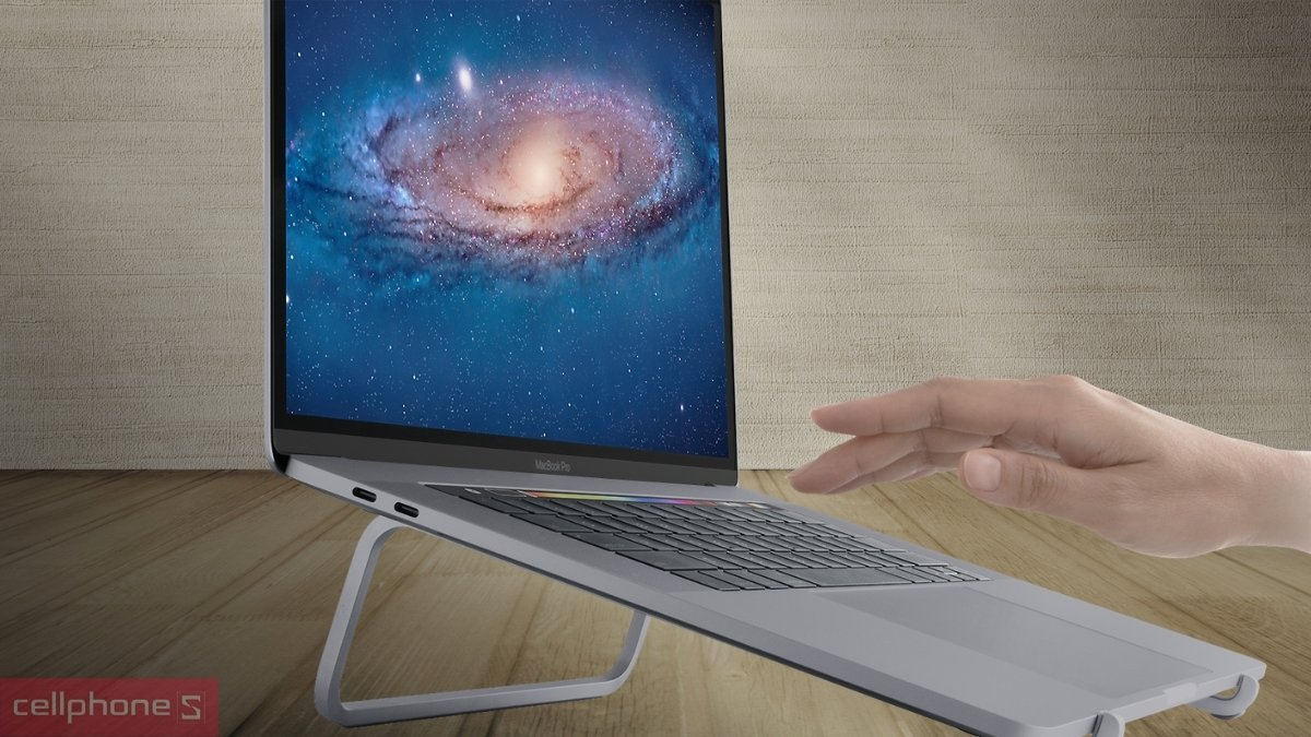 Giá đỡ tản nhiệt Laptop/Macbook Rain Design Mbar Space Grace tối ưu luồng khí