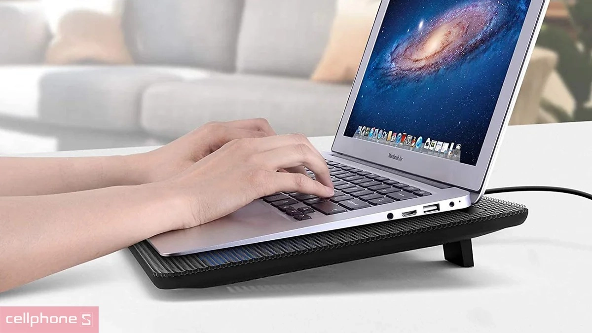 Vị trí và số lượng quạt (Dành cho đế tản nhiệt)