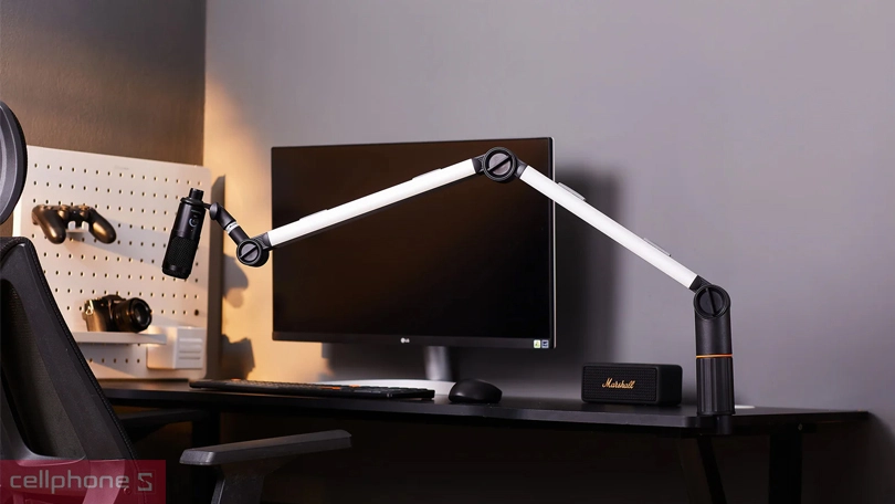 Chất liệu giá đỡ Microphone Hyperwork HPW-MA01S-BLK