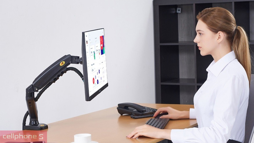 Giá treo màn hình North Bayou F80 17-30 inch - Kiểu dáng chắc chắn, điều chỉnh linh hoạt