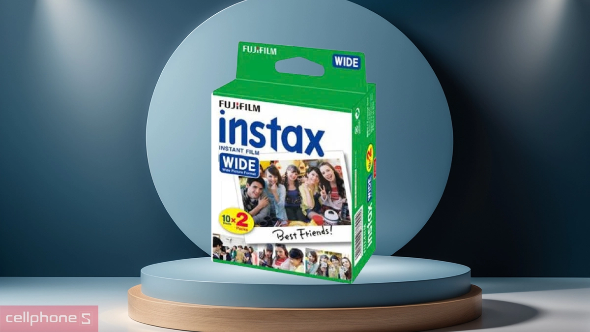 Color Film viền White, hộp 20 tấm tiện dụng