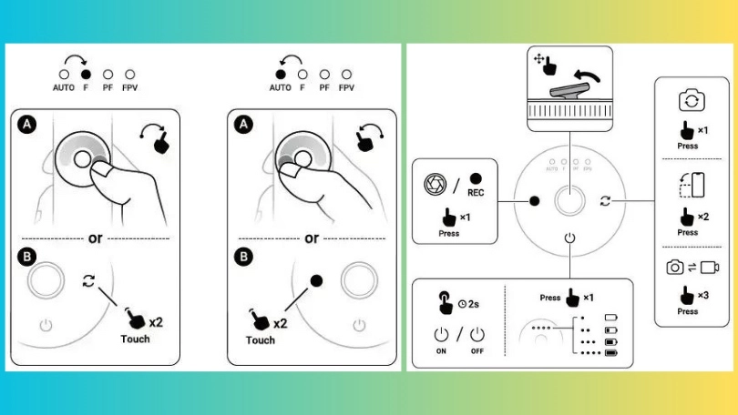 Hướng dẫn cách sử dụng các tiện ích có trên tay cầm Insta360 Flow