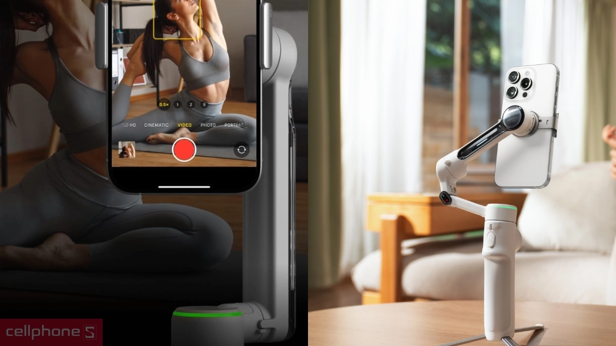 So sánh Gimbal Insta360 Flow 2 Pro Creator với Flow Pro 