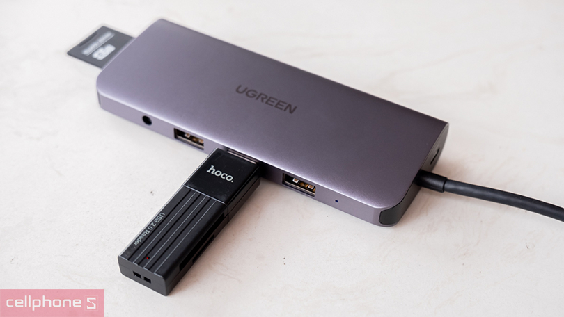 Cổng chuyển đổi Ugreen USB Type-C 10 in 1 CM179 80133