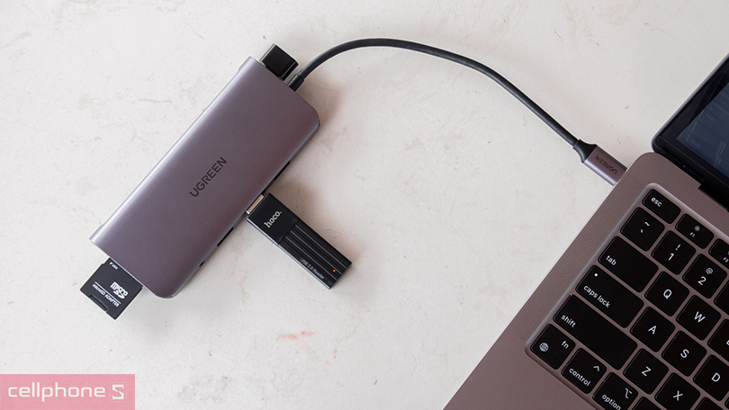 Cổng chuyển đổi Ugreen USB Type-C 10 in 1 CM179 80133