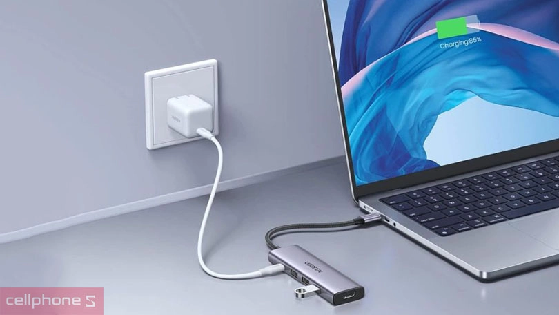 Cổng chuyển đổi Ugreen 5 in 1 CM511 - Đa dạng cổng kết nối với tốc độ hoạt động ấn tượng