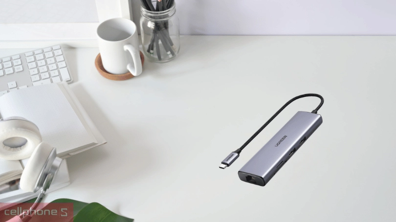 HUB chuyển đổi Ugreen 7 in 1 CM512 60515 - Cung cấp nguồn lên đến 100W