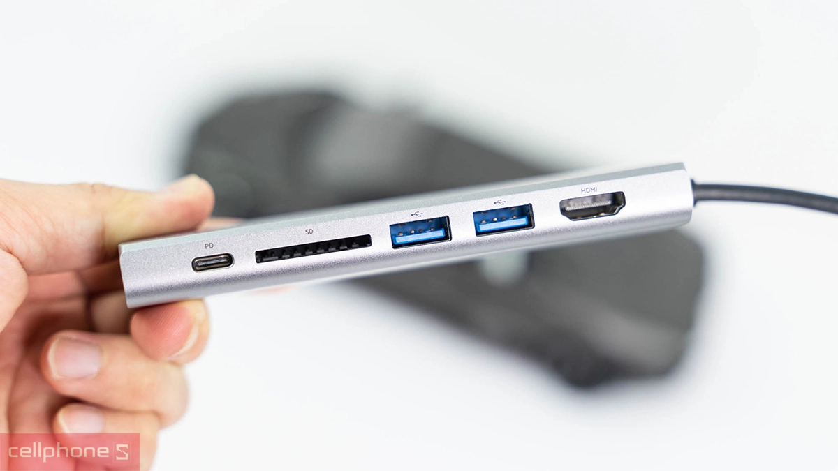 Hub chuyển đổi Belkin có hỗ trợ sạc Power Delivery (PD)