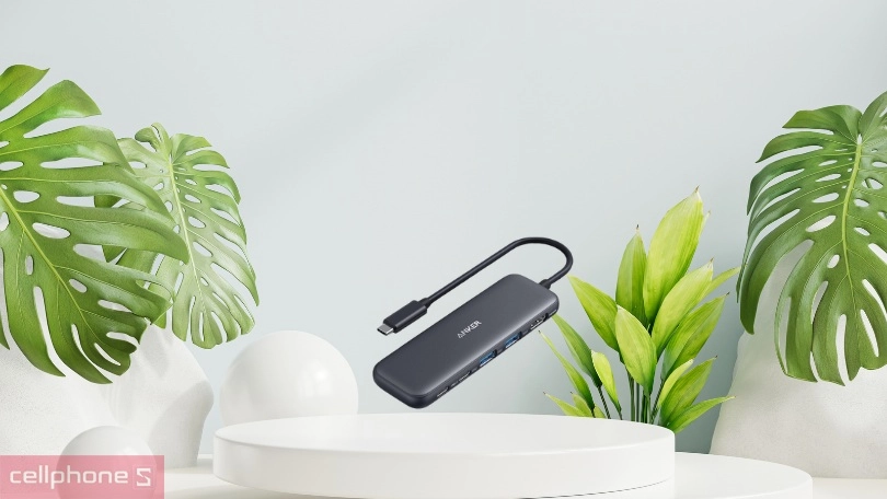 Tốc độ truyền tải của hub chuyển đổi Anker 322 A8355 5 in 1