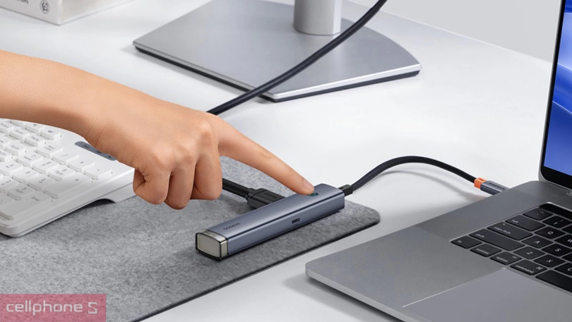 Thiết kế Hub Baseus Ultrajoy Series 6 cổng