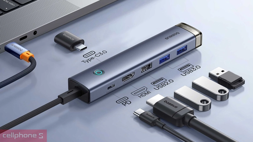 Thiết kế Baseus Ultrajoy Series 6 cổng Air 